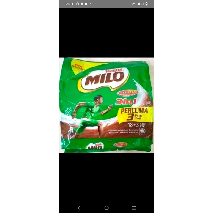 

milo stik 18+3 stik