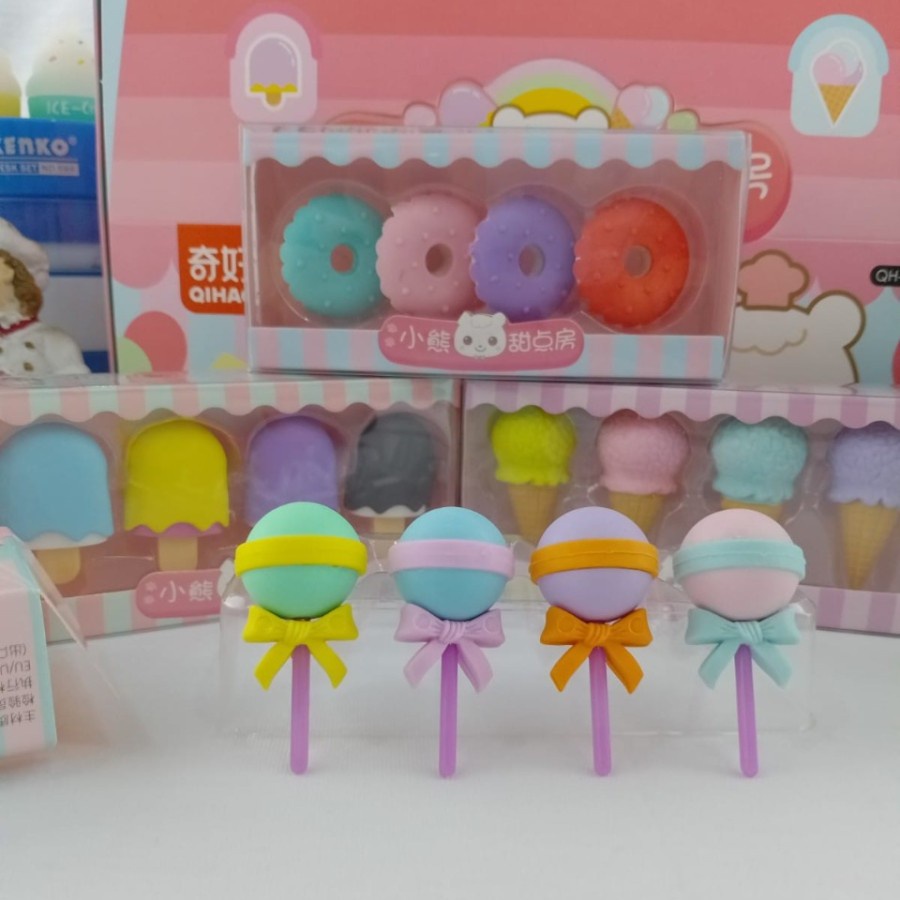 

PENGHAPUS DESSERT ISI 4 PCS ALAT TULIS FANCY TERMURAH