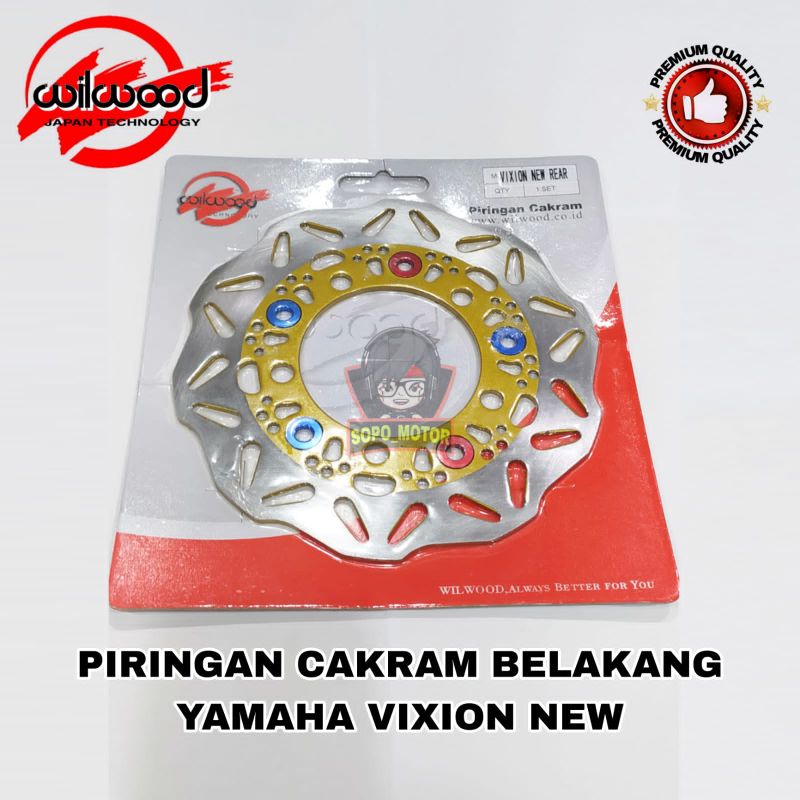 Piringan cakram vixion new belakang model floating wilwood