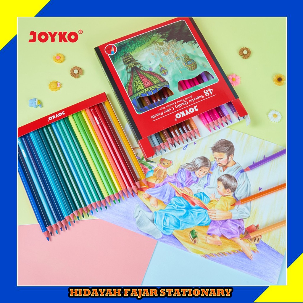 

Pensil warna - pensil 24 warna Joyko