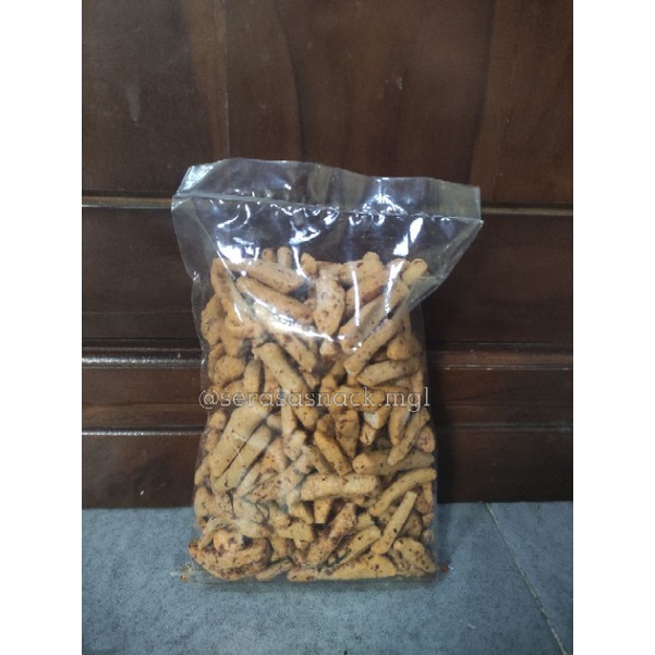 

Bastik (basreng stik) pedas 250gr /cemilan enak / cemilan murah