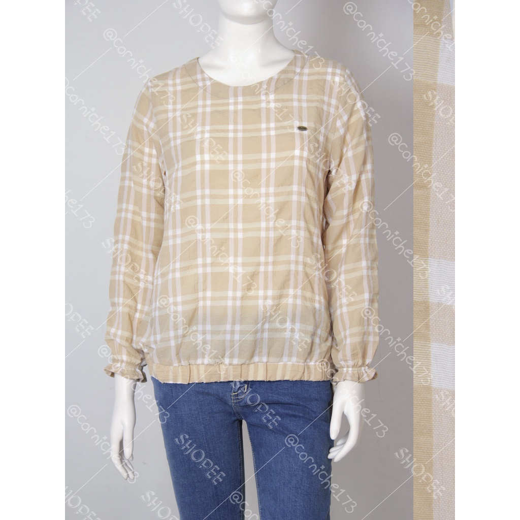 Corniche Reza Blouse Krinkle Yellow - TP231598