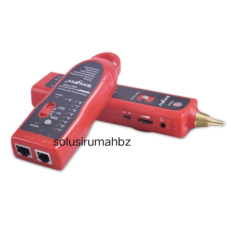 TESTER BUNYI KABEL TELP ORANGE TELEFON TELEPHONE INTERNET TES LAN EMITER testing test