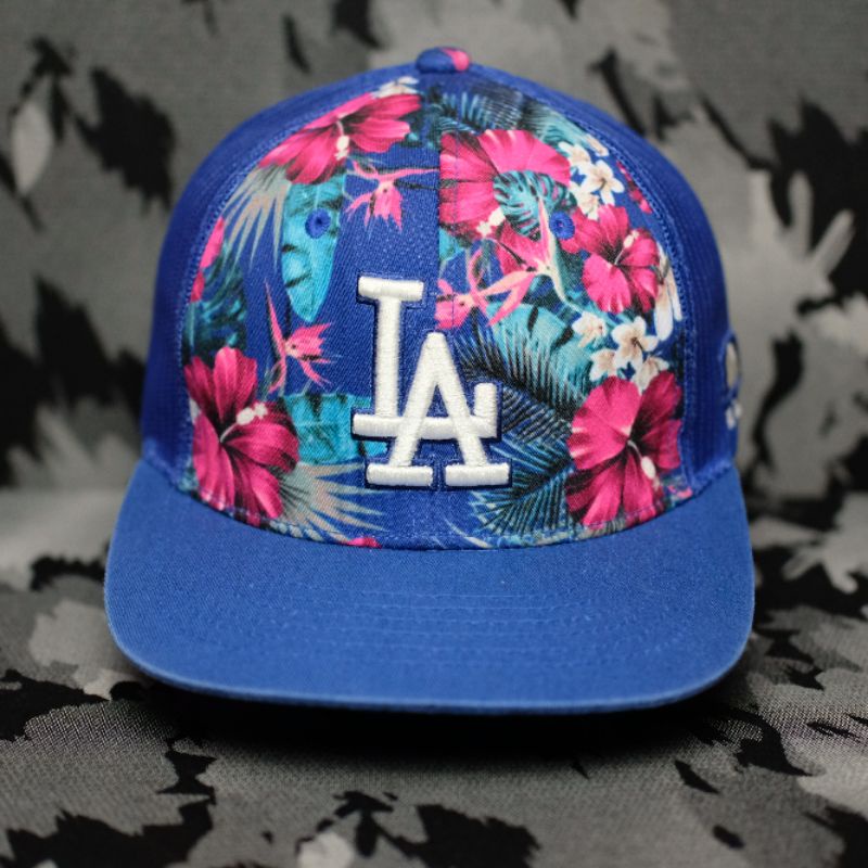 Topi snapback LA MLB Original biru