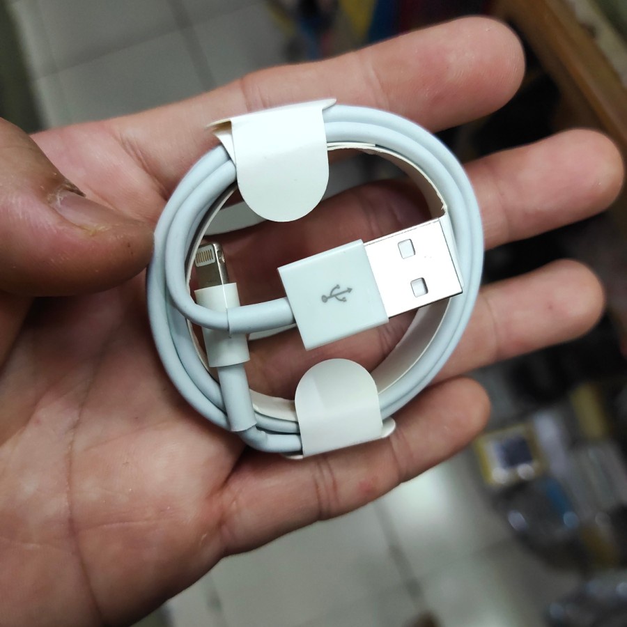 CHARGER LIGHTNING 1SET KABEL DATA + BATOK CHARGER MANTUL MURAH MERIAH