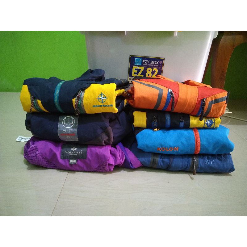 Borongan Jaket Outdoor Second Tanpa Hoodie