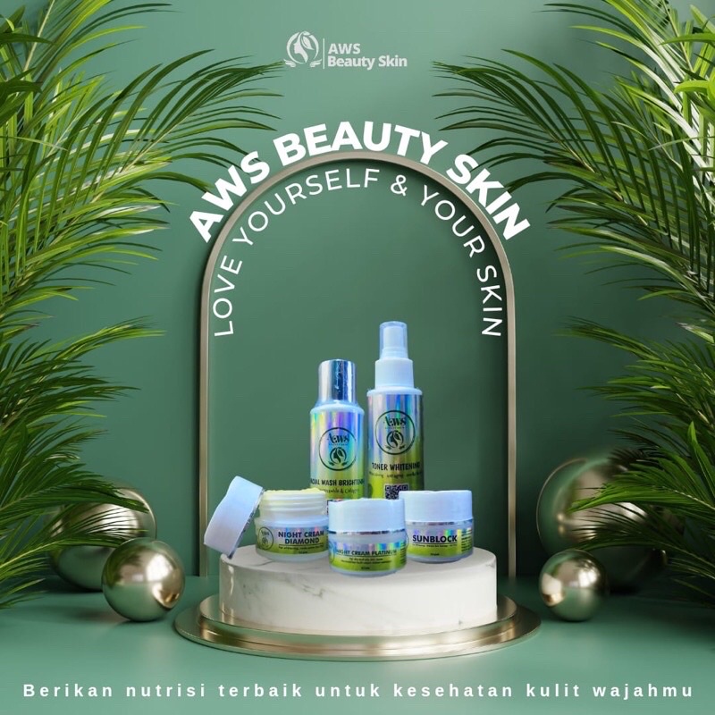 ✨Free Gift✨Skincare Wajah AWS BEAUTY SKIN paket Platinum dan Diamond