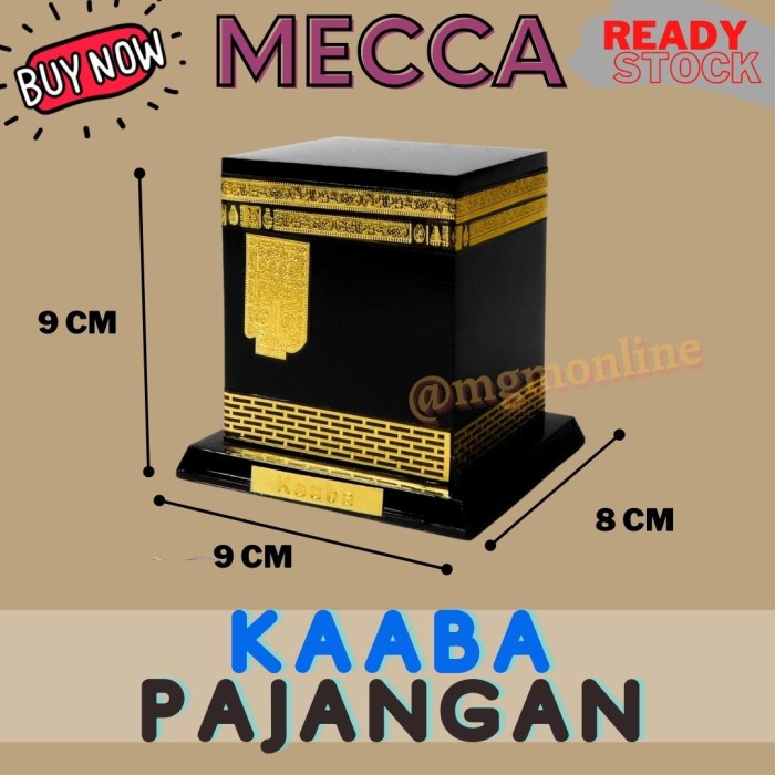 Souvenir mekkah kaaba 9cm Oleh2 negara tanah suci timur tengah