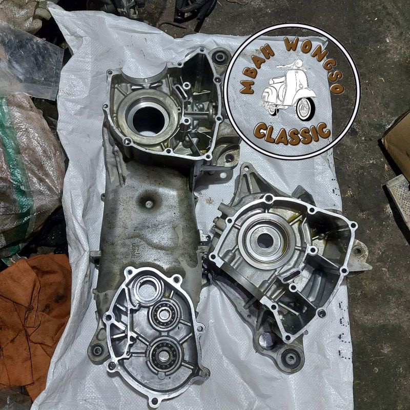 CRANKCASE BLOK KALTER TENGAH KANAN KIRI NOMER MESIN ALL NEW NMAX 155 ALL NEW AEROX 155 KODE B6H ORIG