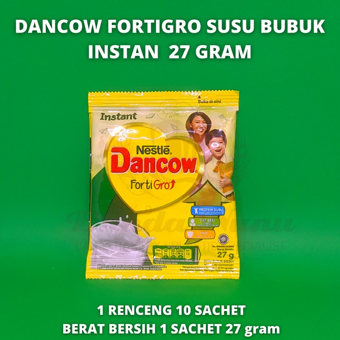 

Dancow Fortigro Susu Bubuk Instant Susu Dancow 27 gram