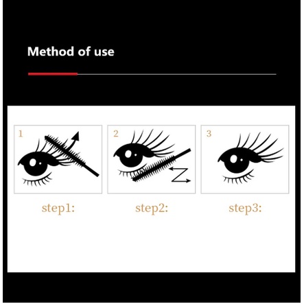Venzen/Veze Tongkat Sayap Maskara Bulu Mata Serat Sutra 3D Tahan Lama LS