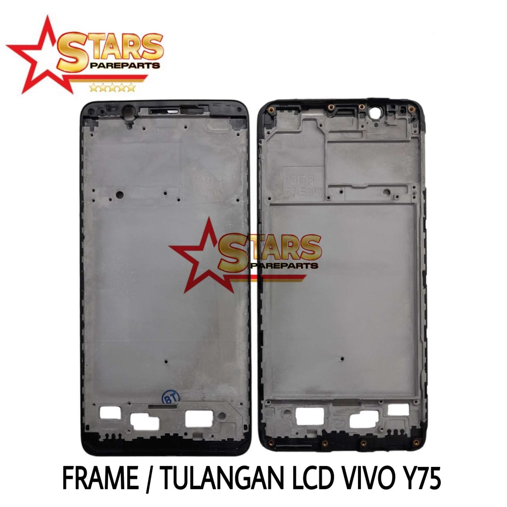 FRAME LCD / TULANGAN LCD / TATAKAN TENGAH LCD / BEZZEL MIDDEL VIVO Y75 / V7 ORI COPOTAN MULUS