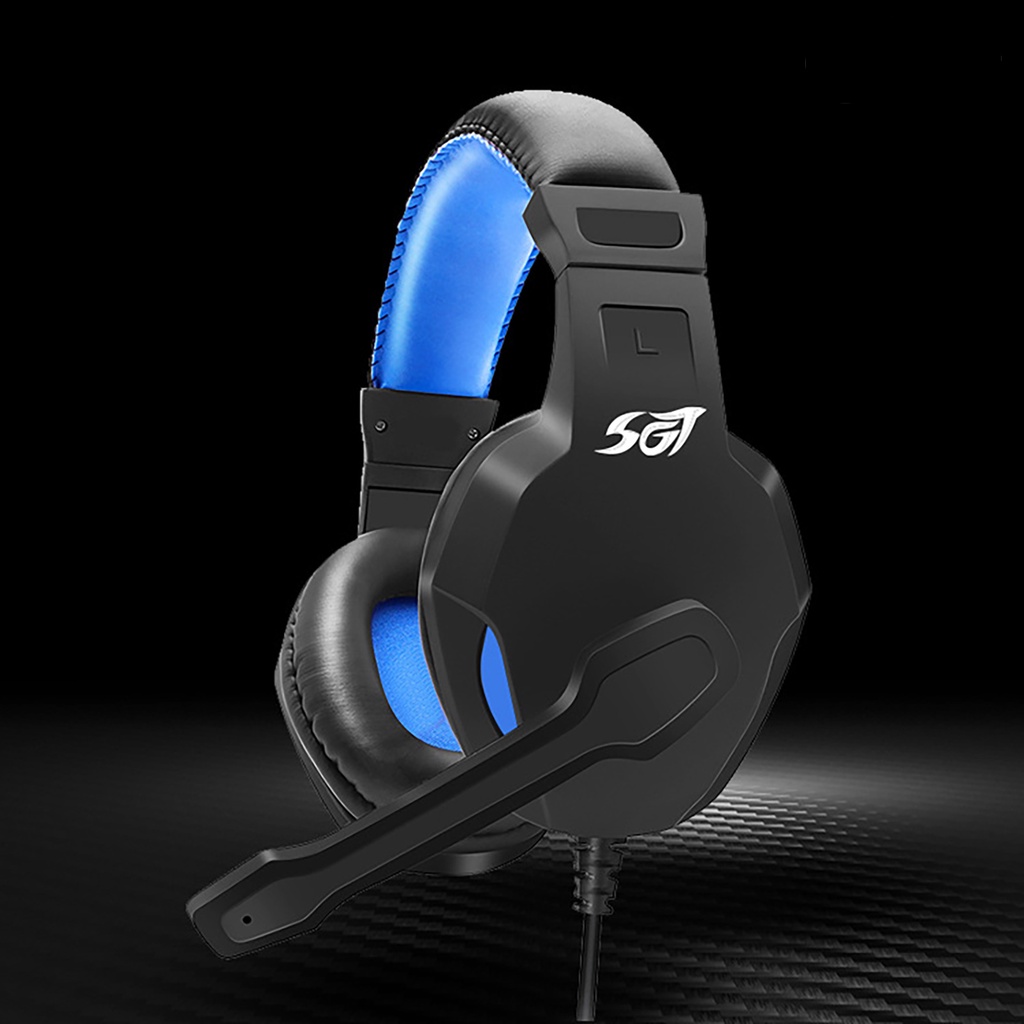 (VNEP) (Berkabel) Headphone 40mm Speaker Noise Reduction Over-Ear Computer Headphone dengan Mikrofon untuk E-Sport