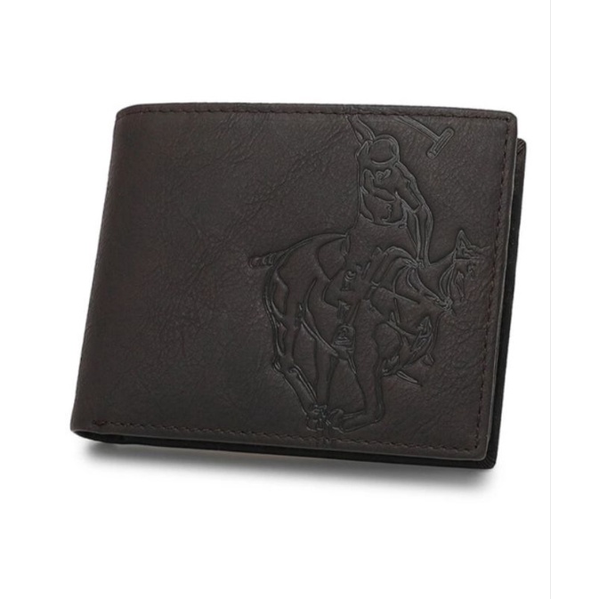 (ORIGINAL) Swiss Polo Genuine Leather RFID Short Wallet