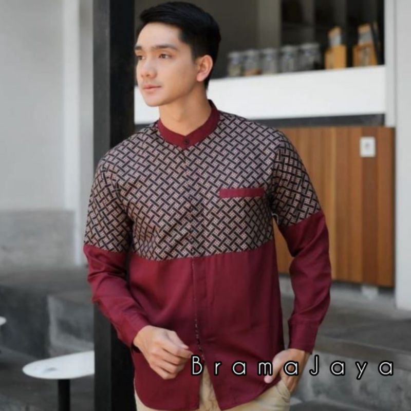 Baju Koko Pria Lengan Panjang Baju Koko Pria Dewasa Lengan Panjang Baju Koko Pria Terbaru 2022 Koko 
