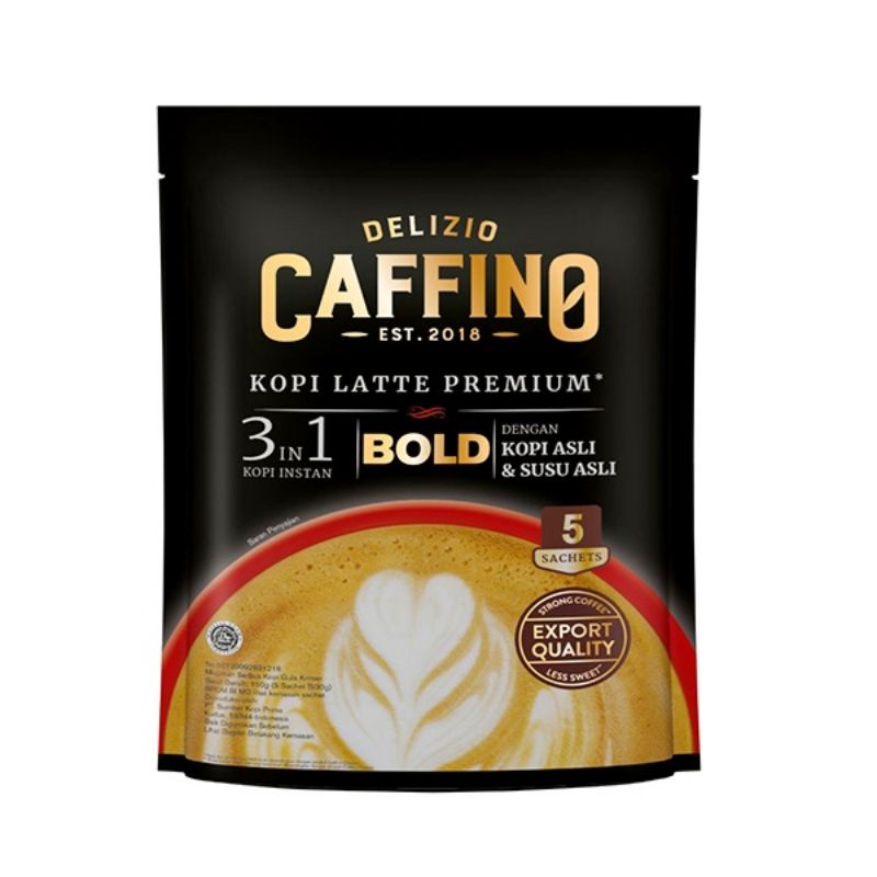 CAFFINO 3 IN 1 INSTANT BOLD 5 PCS X 30 GR