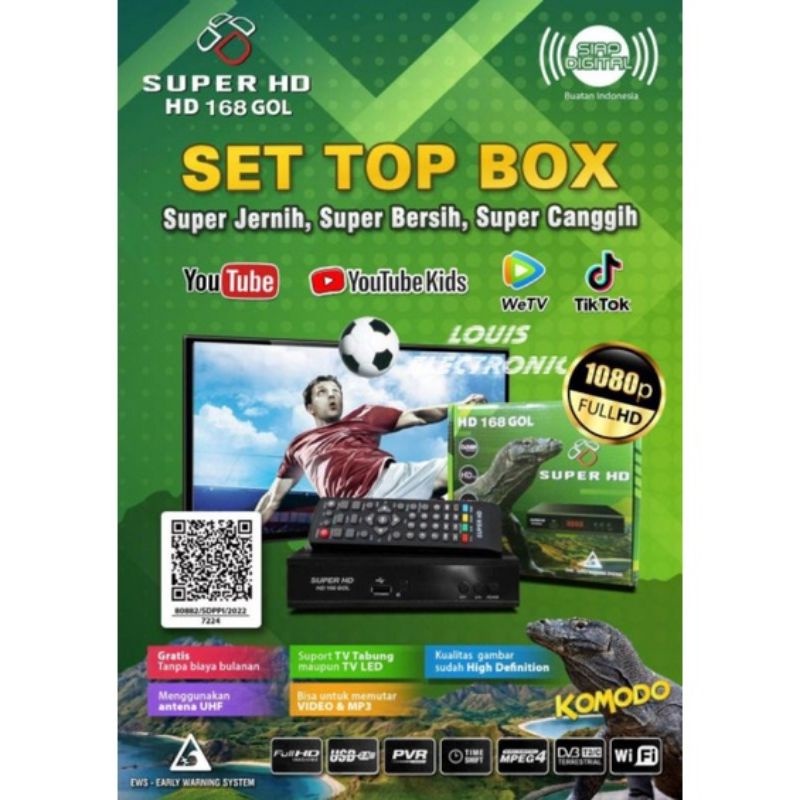Set Top Box Super HD | TV Box | Antena Tv Digital Super hD 168 DVB T2