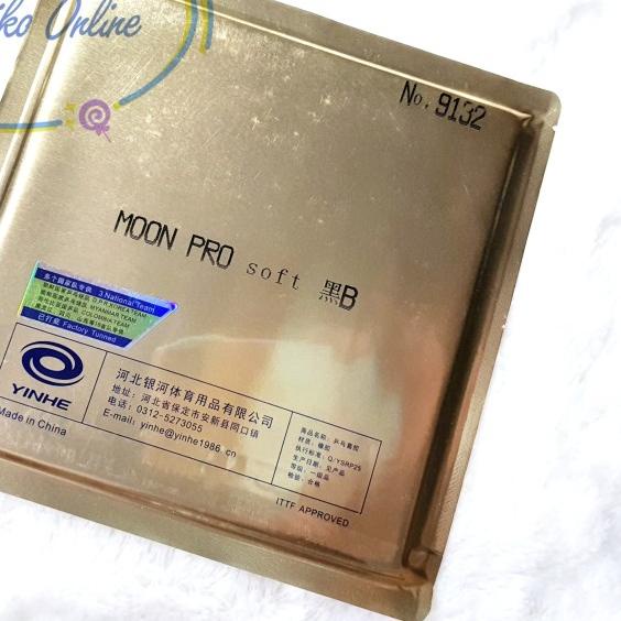 Yinhe Moon Pro ~ Karet Bet Pingpong Tenis Meja Yinhe Moon Pro - Hitam, Soft