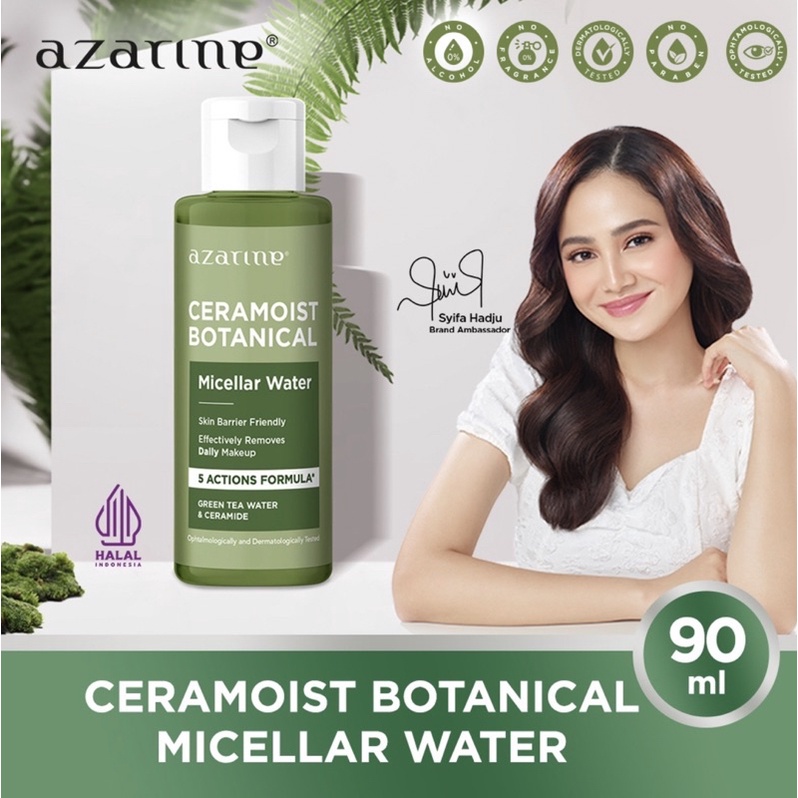 AZARINE Cleansing Micellar Water 90ml / Ceramoist Botanical / Xpress Micellar