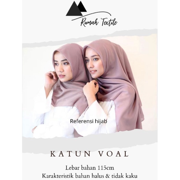 KATUN VOAL/KAIN VOAL/HIJAB VOAL/BAHAN HIJAB/KAIN HIJAB TERMURAH/VOAL/KAIN