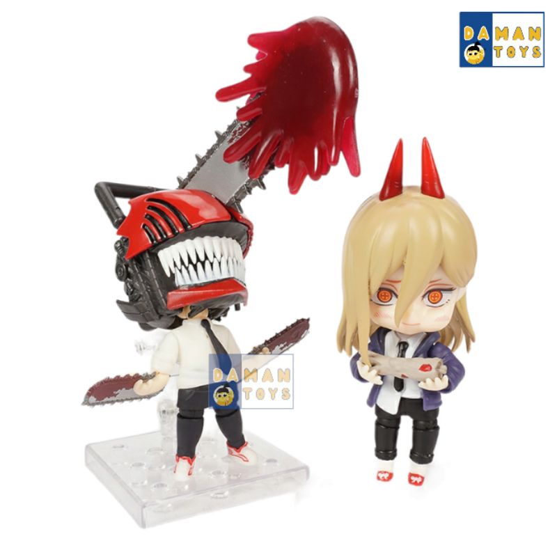 Figure Chainsaw man Denji Power Makima Pochita Nendoroid Anime Pajangan