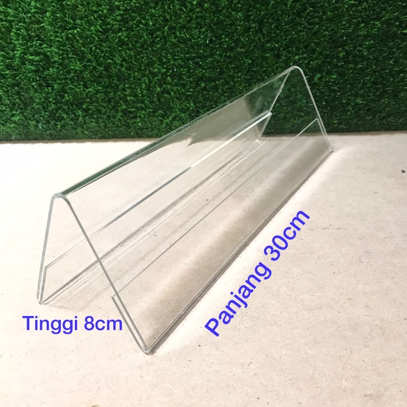 

AKRILIK PAPAN NAMA MEJA 30cm X 8cm