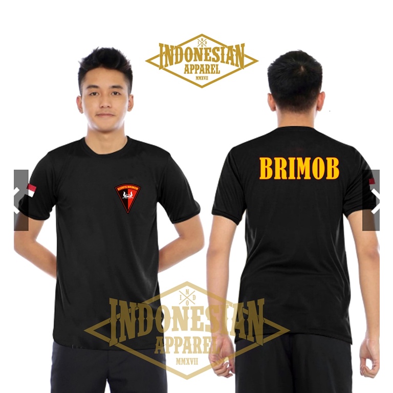 Kaos Dalam Polisi Polri BRIMOB Premium Qualitas Ok