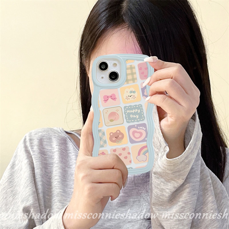 Soft Case Motif Kartun Beruang Untuk OPPO A12 A17 A55 A15 A57 A77 A16K A16 A54 A74 A5 A9 A1k A96 A95 A5s A7 A52 A77s A53 A3s A72 A76 A12E Reno 8 7