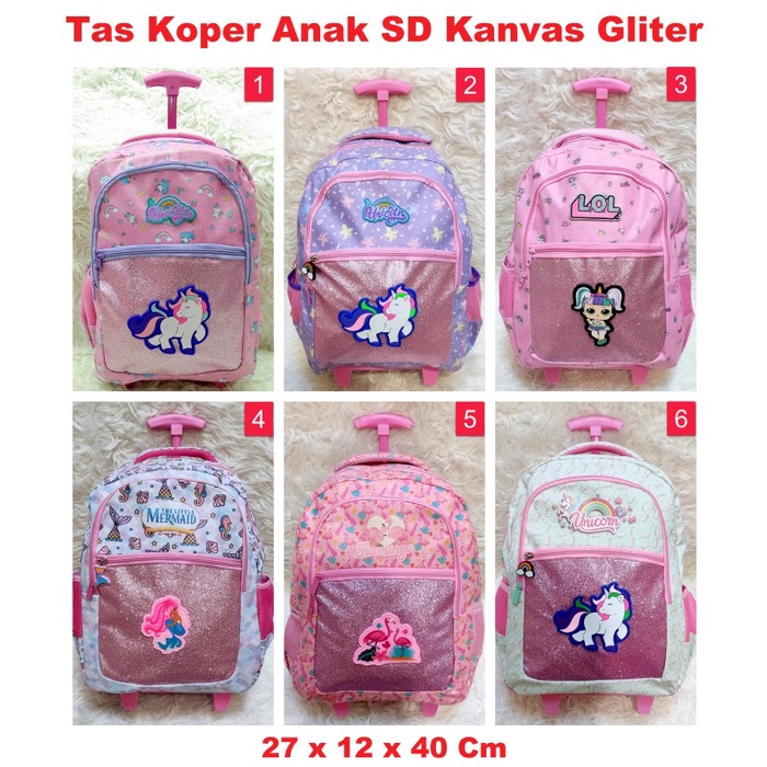 Tas Koper Tas Koper Anak Model Unicorn / Ransel Anak Sd Unicorn Gliter