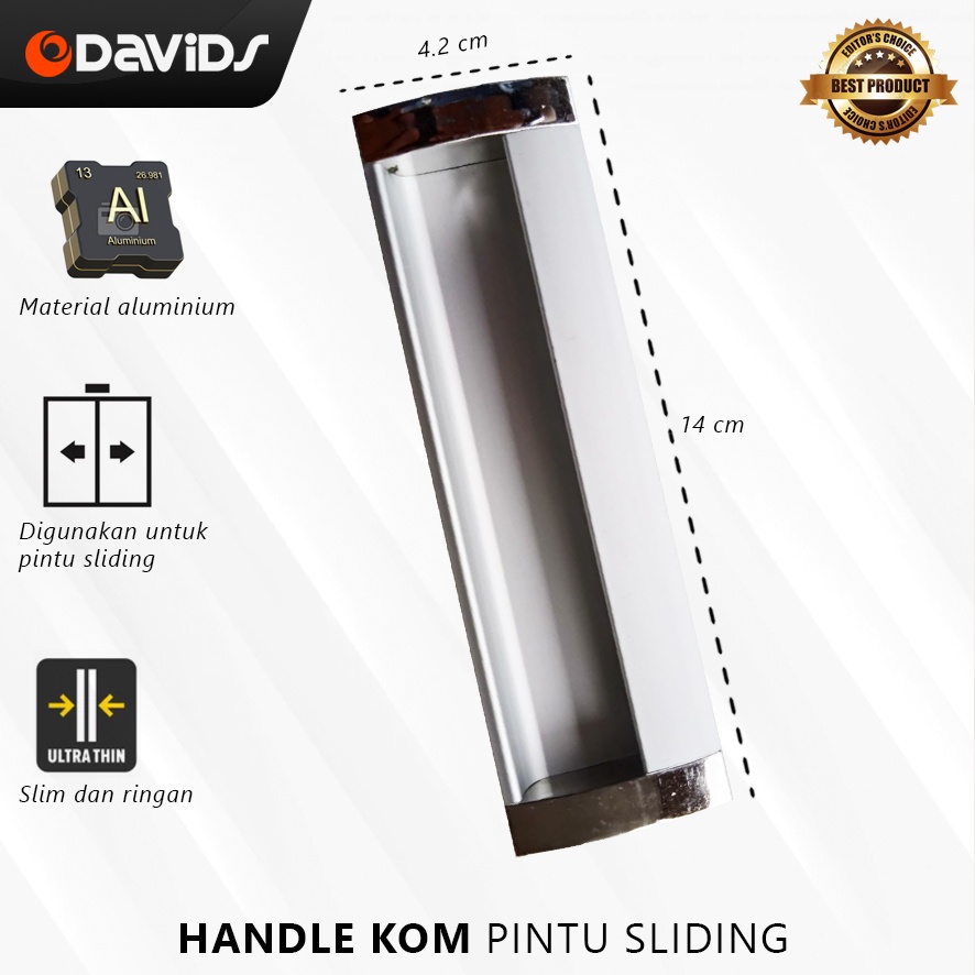 Handle Lemari Tarikan Laci Handel Pintu Sliding Kitchen Set Soligen