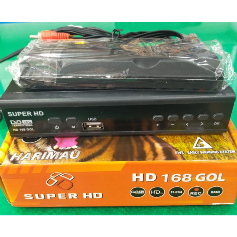 SET TOP BOX SUPERHD HD HARIMAU 168 GOL / STB Antena TV Digital / settopbox ORIGINAL SUPERHD Komodo / Digital Receiver / topbox