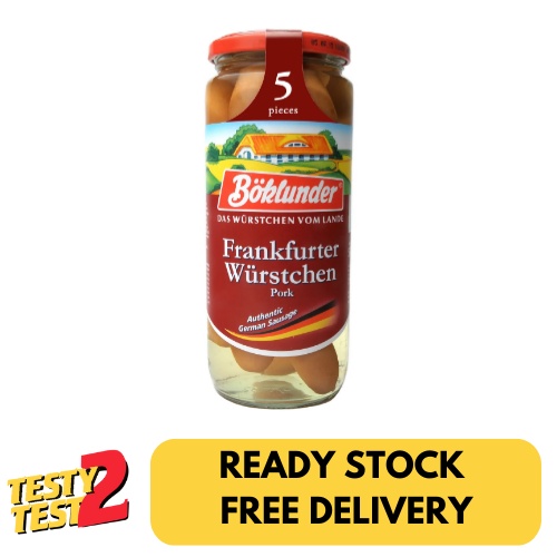 

BOKLUNDER Frankfurter Pork 550g