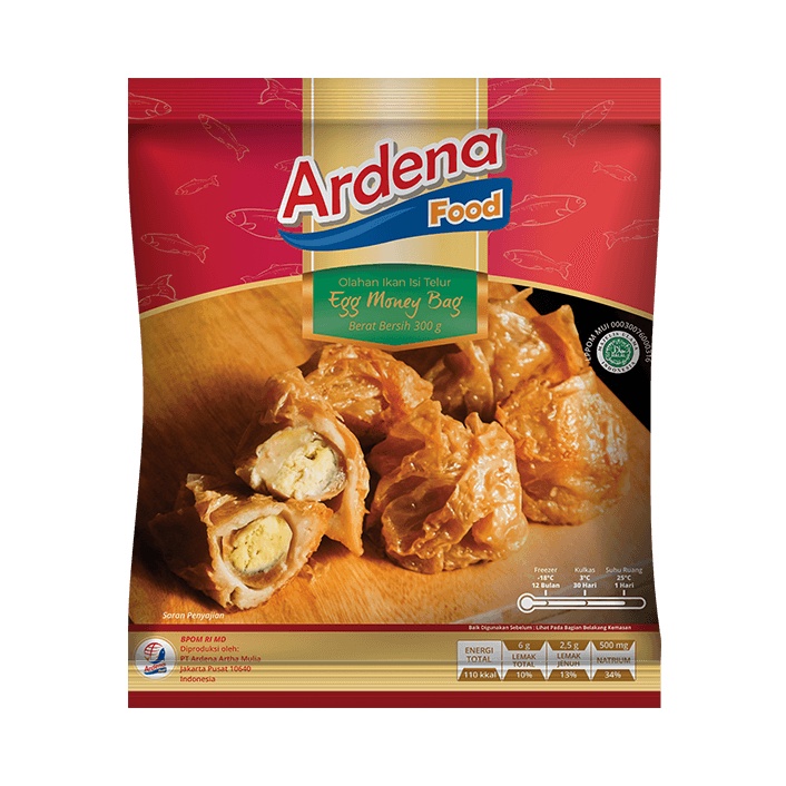 

Takafood Ardena Egg Money Bag 300gr Sameday Instan