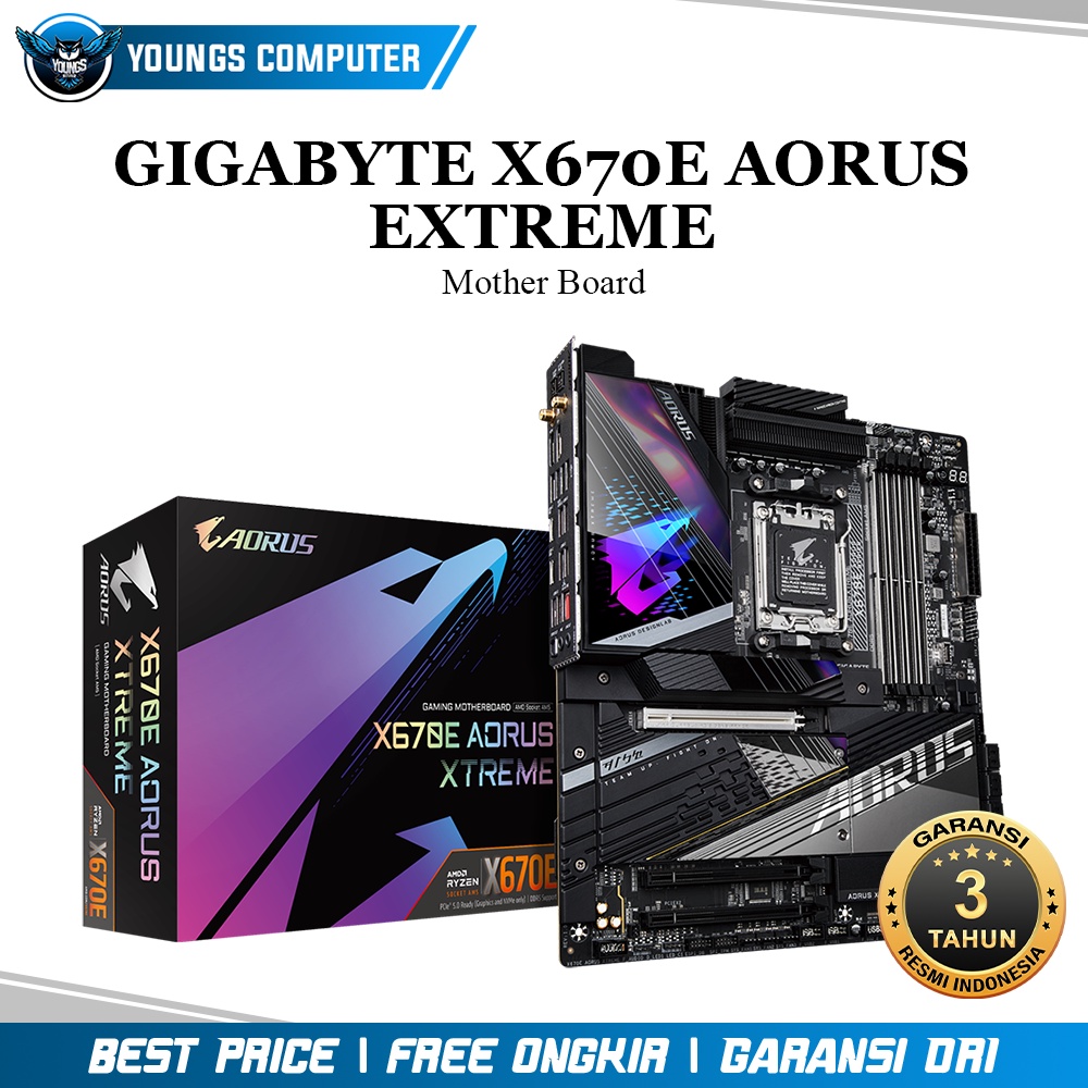 GIGABYTE X670E AORUS EXTREME | MOTHER BOARD AMD X670 AM5 DDR5 EATX