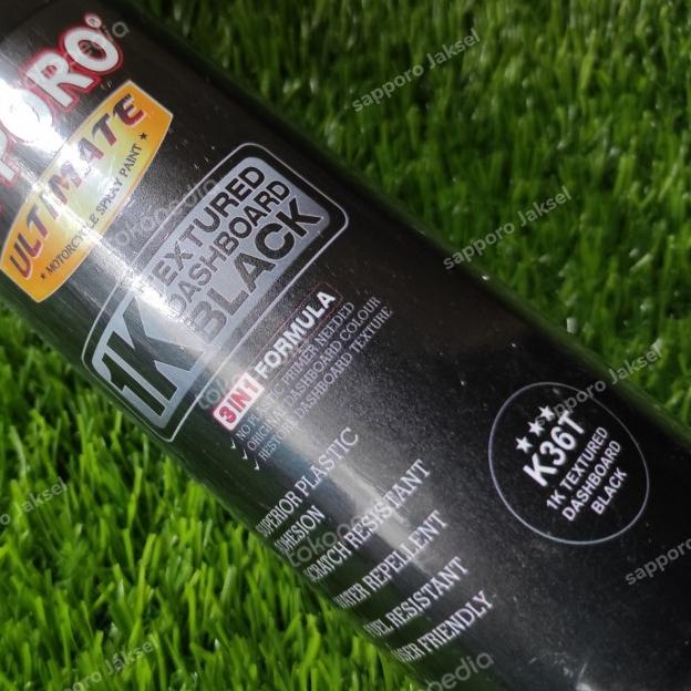 Sapporo Ultimate K36T Texture Dashboard Black / cat semprot Sapporo