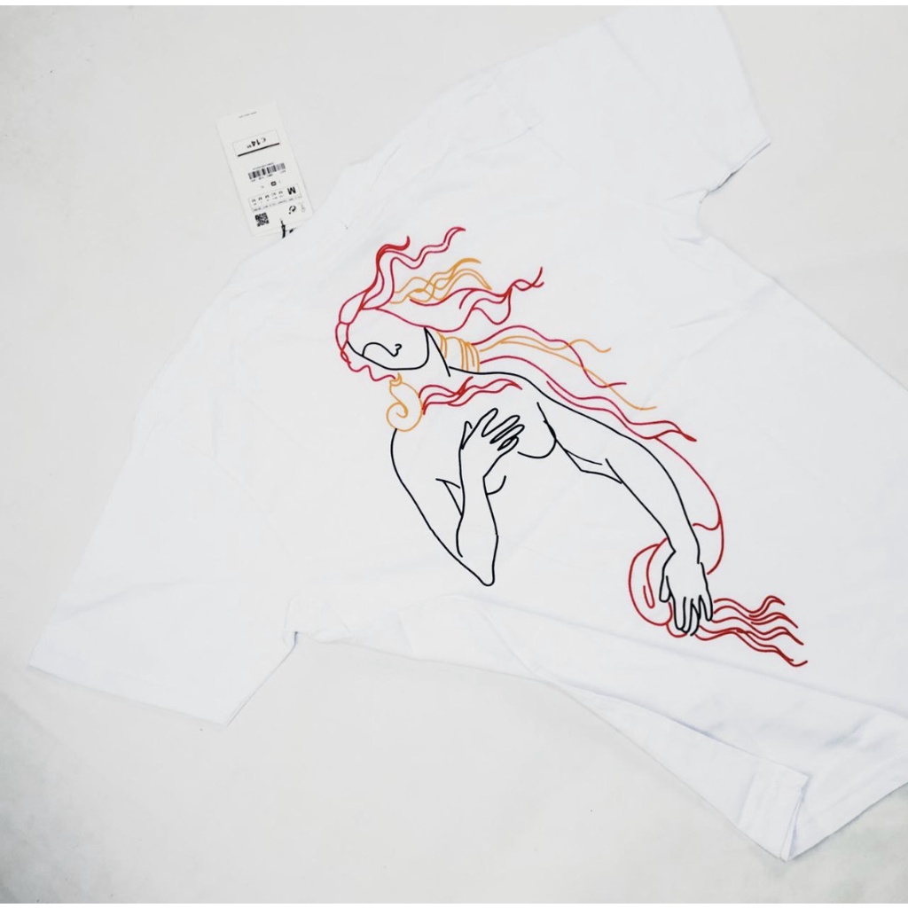 ZARA kaos pria lengan pendek kaos pria combed kaos pria lengan pendek brandid original