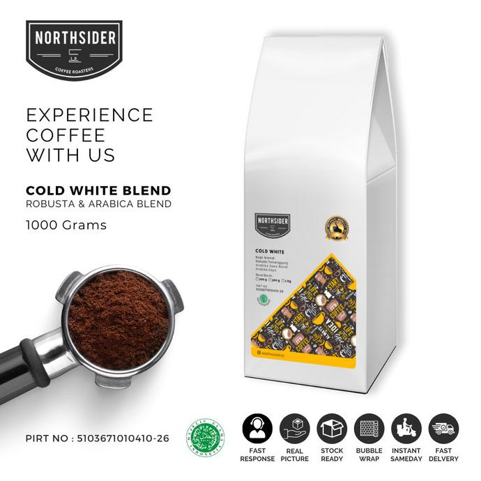 

BIJI KOPI SUSU COLD WHITE BLEND - 1KG NORTHSIDER COFFEE