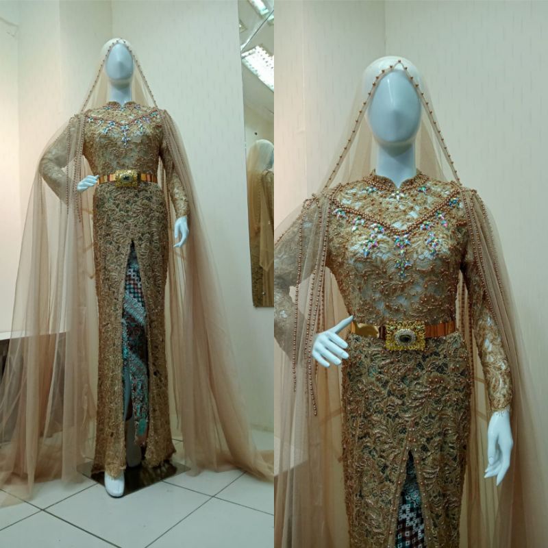 KEBAYA/PENDIDIKAN MODEL BELAH Full PAYET DEPAN Belakang)