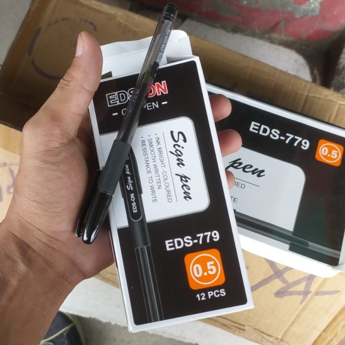 

pulpen sign pen Gell isi 12pcs