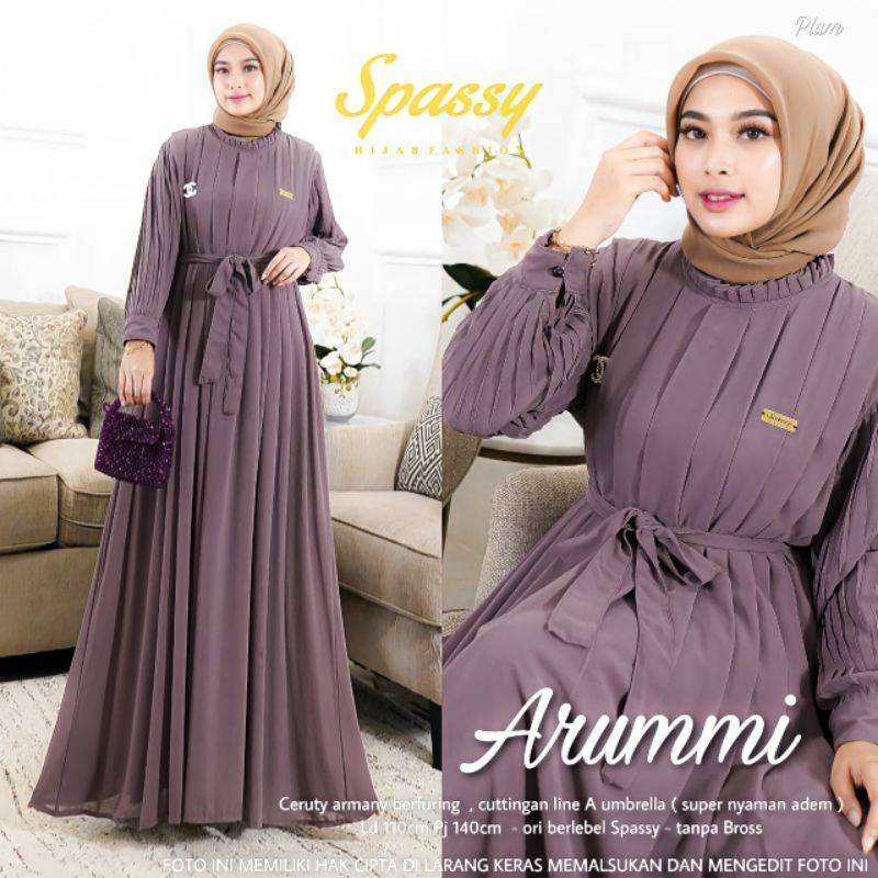 Arummi Maxy Ori Spassy Fashion Hijab Solo
