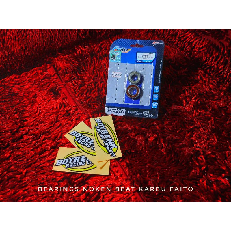 BEARINGS LAHER BEARING LAKER NOKEN AS FAITO HIGH SPEED S720  CAMSHAFT BEAT KARBU  FAITO - BOYRENK RACING CONCEPT