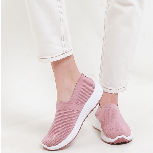 M Footwear - Sepatu Sneakers Casual Wanita Import - CSG6125 Pink