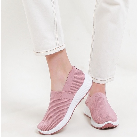 M Footwear - Sepatu Sneakers Casual Wanita Import - CSG6125 Pink