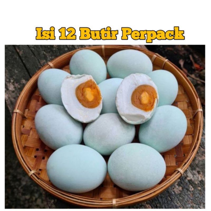 

Telur Asin Masir Matang isi 12pcs /12butir Perpack