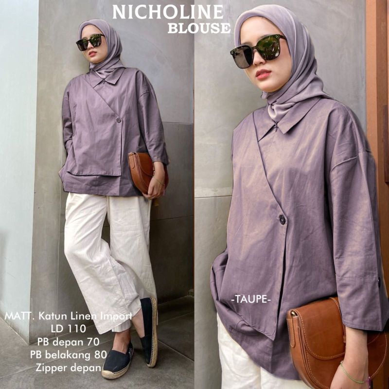 NICHOLINE BLOUSE WANITA TERBARU