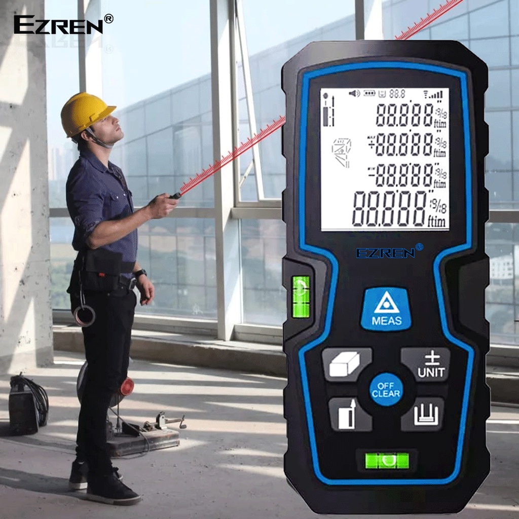 Ezren EZ-2006 Meteran Laser Digital 60 Meter Rangefinder Distance