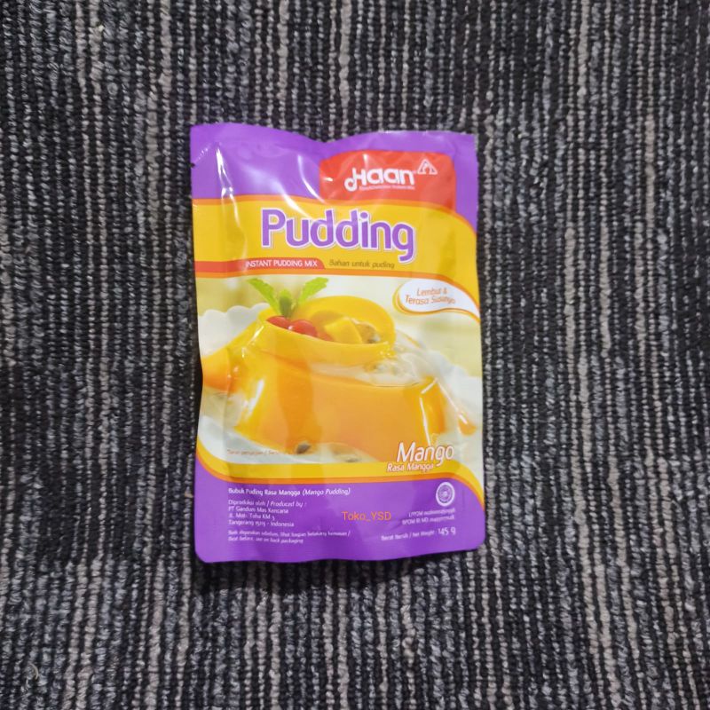 

Haan puding instant mango chocolate 145 gr puding coklat mangga