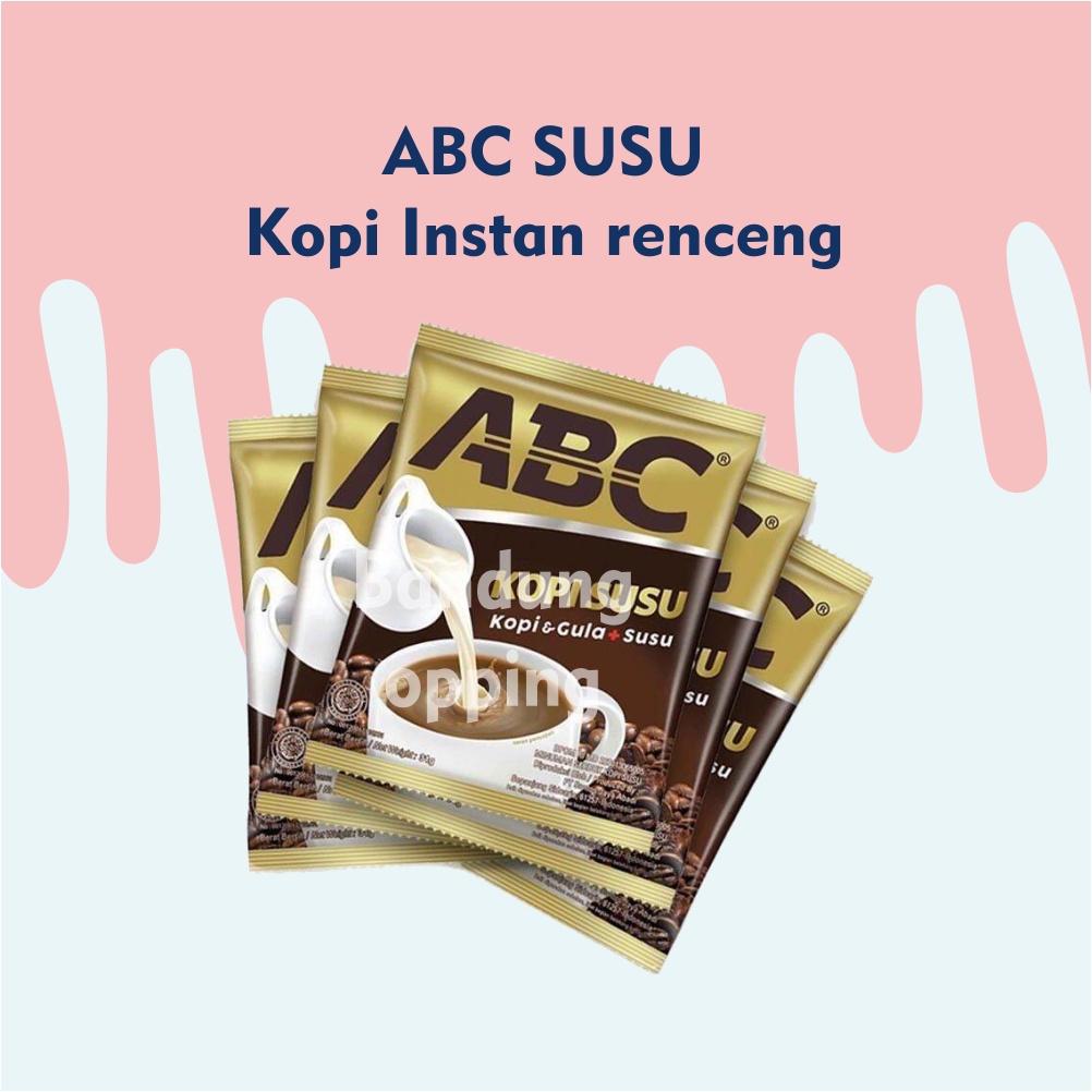 Kopi ABC susu / kopi instan 31grx10pcs (Renceng)