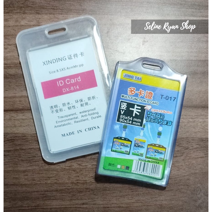 

Plastik Kartu Pengenal / ID Card Holder / Name Tags