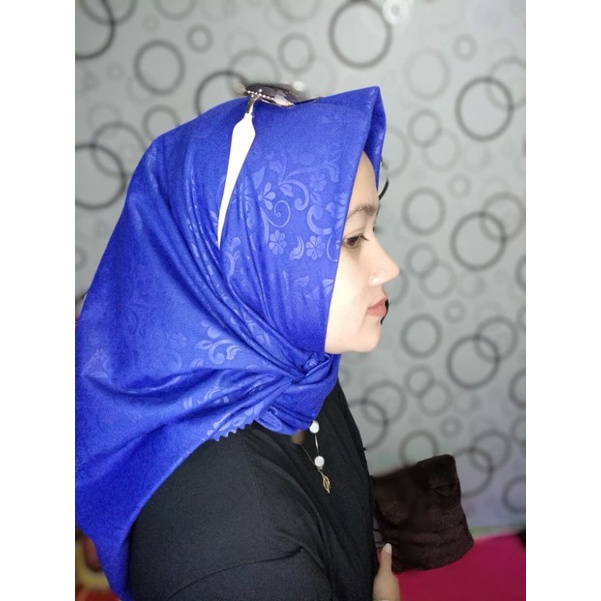 HIJAB Embos Segi Empat
